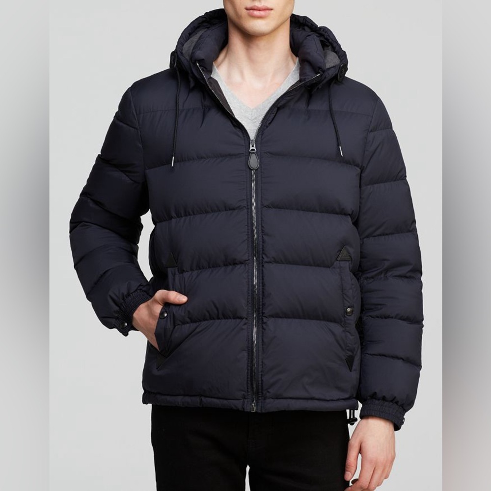 Burberry mens navy puffer jacket